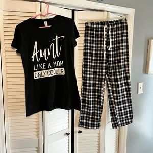 Air Waves Pajama Set SZ MED‎ NWOT